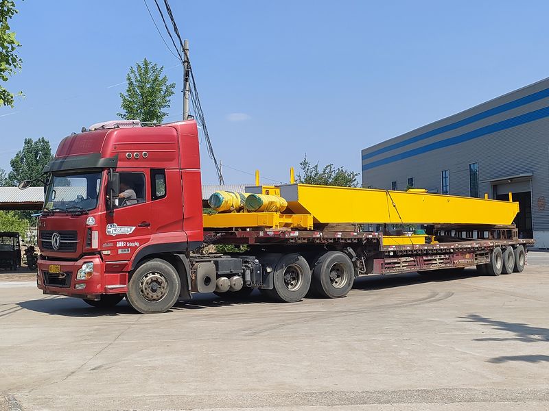 電動葫蘆橋式起重機  LH16/5t-16.4m 制作完成，發(fā)往湖南交付客戶使用。